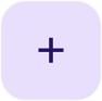 Ein unverankerter Standard-Aktionsbutton (UAB) mit abgerundeten Ecken, einem Schatten und einem „Hinzufügen“-Symbol.